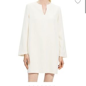 THEORY Split-Neck Crepe Minidress size small, worn once